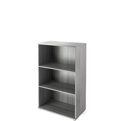 Аргентум НТ-480 (Лиственница) Стеллаж средний, широкий