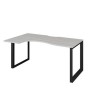 Аргентум НТМП.О-040.ЛВ (Сосна Винтер/Антрацит) Стол эргономичный, левый, на О-опорах, на металлокаркасе