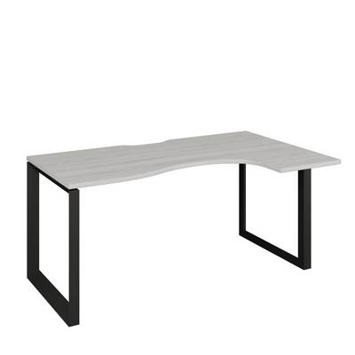 Аргентум НТМП.О-060.ПР (Сосна Винтер/Антрацит) Стол эргономичный, правый, на О-опорах, на металлокаркасе