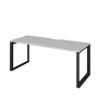 Аргентум НТМП.О-120 (Сосна Винтер/Антрацит) Стол на О-опорах, на металлокаркасе
