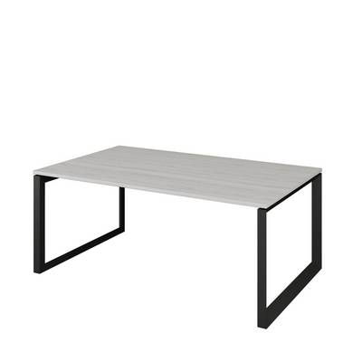 Аргентум НТМП.О.160.11 (Сосна Винтер/Антрацит) Стол переговорный, на О-опорах, на металлокаркасе