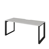 Аргентум НТМП.О-160 (Сосна Винтер/Антрацит) Стол на О-опорах, на металлокаркасе