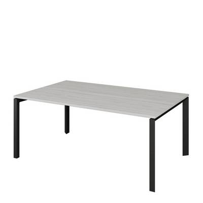 Аргентум НТМП.П.160.11 (Сосна Винтер/Антрацит) Стол переговорный, на П-опорах, на металлокаркасе