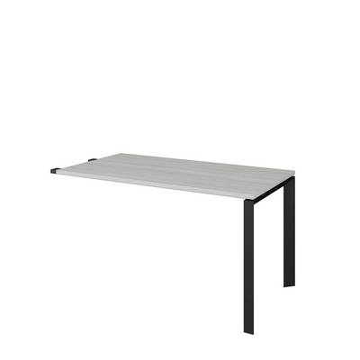 Аргентум НТМПБ-П-735 (Сосна Винтер/Антрацит) Брифинг-приставка, на П-опорах, на металлокаркасе