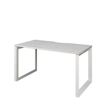 Аргентум НТМП.О-140 (Сосна Винтер/Белый) Стол на О-опорах, на металлокаркасе