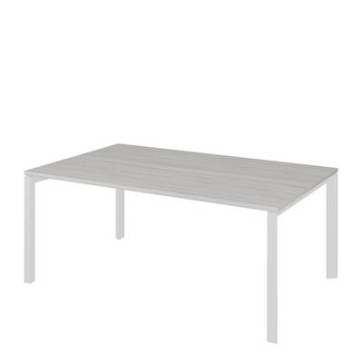 Аргентум НТМП.П.120.11 (Сосна Винтер/Белый) Стол переговорный, на П-опорах, на металлокаркасе