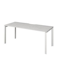 Аргентум НТМП.П-200 (Сосна Винтер/Белый) Стол на П-опорах, на металлокаркасе