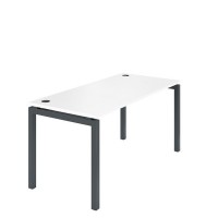 Арго АМ-002 (Белый/Антрацит) Стол рабочий