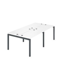 Арго АМБ-002-4 (Белый/Антрацит) Бенч двойной на 4рм