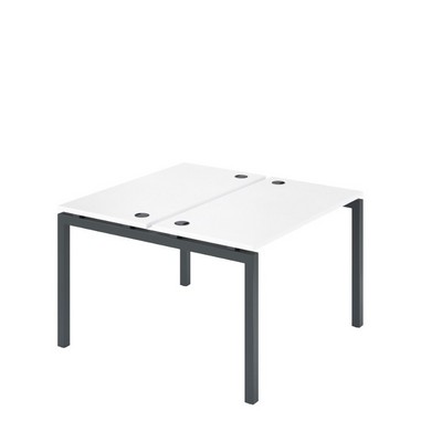 Арго АМБ-004.60 (Белый/Антрацит) Бенч двойной на 2рм