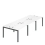 Арго АМБ-005.60-6 (Белый/Антрацит) Бенч двойной на 6рм