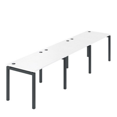 Арго АМБЛ-003-3 (Белый/Антрацит) Бенч линейный на 3рм
