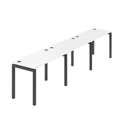 Арго АМБЛ-005.60-3 (Белый/Антрацит) Бенч линейный на 3рм