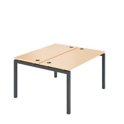 Арго АМБ-004.60 (Бук/Антрацит) Бенч двойной на 2рм