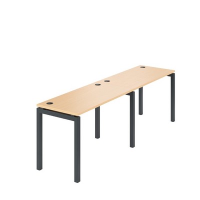 Арго АМБЛ-002.60-2 (Бук/Антрацит) Бенч линейный на 2рм