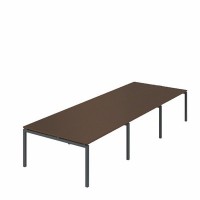 Арго АМП-004.123.3 (Темный шимо/Антрацит) Стол переговорный