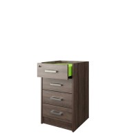 Арго АТ-05 (Темный шимо) Каркас тумбы приставной