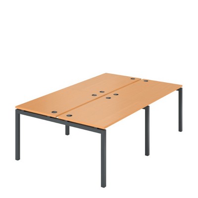 Арго АМБ-002-4 (Ольха/Антрацит) Бенч двойной на 4рм