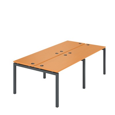 Арго АМБ-005.60-4 (Ольха/Антрацит) Бенч двойной на 4рм