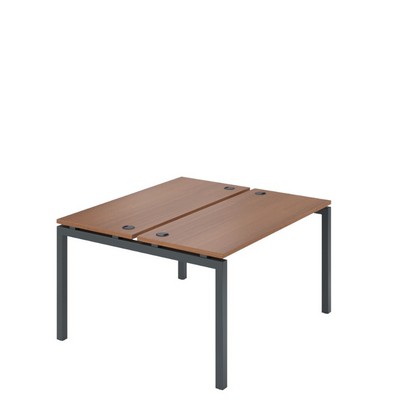 Арго АМБ-004 (Орех/Антрацит) Бенч двойной на 2рм