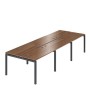 Арго АМБ-005.60-6 (Орех/Антрацит) Бенч двойной на 6рм