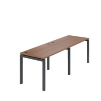 Арго АМБЛ-002-2 (Орех/Антрацит) Бенч линейный на 2рм
