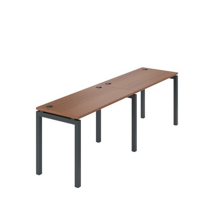Арго АМБЛ-005.60-2 (Орех/Антрацит) Бенч линейный на 2рм