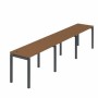 Арго АМБЛ-004.60-3 (Орех/Антрацит) Бенч линейный на 3рм