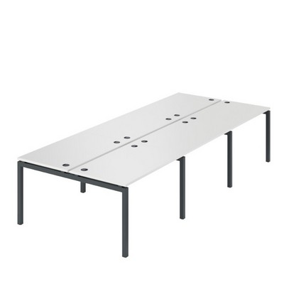 Арго АМБ-005-6 (Серый/Антрацит) Бенч двойной на 6рм
