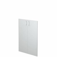 Арго А-604 (Серый) Комплект дверей из ДСП к стеллажу А-304