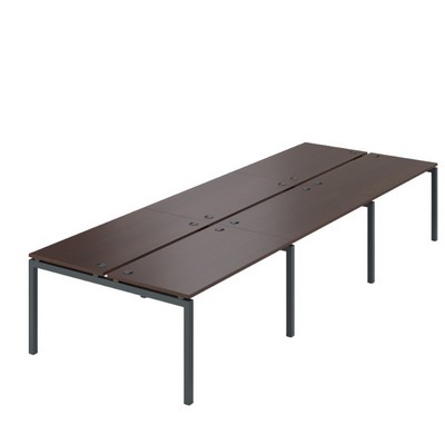 Арго АМБ-005-6 (Венге/Антрацит) Бенч двойной на 6рм