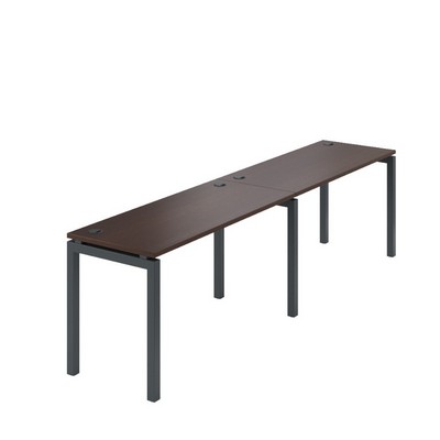 Арго АМБЛ-003.60-2 (Венге/Антрацит) Бенч линейный на 2рм