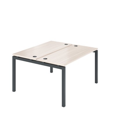 Арго АМБ-005.60 (Ясень шимо/Антрацит) Бенч двойной на 2рм