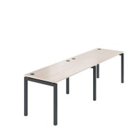 Арго АМБЛ-002-2 (Ясень шимо/Антрацит) Бенч линейный на 2рм