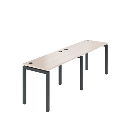 Арго АМБЛ-003.60-2 (Ясень шимо/Антрацит) Бенч линейный на 2рм
