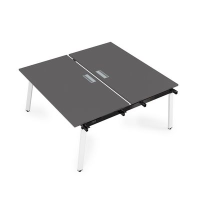 Arredo 10БДН.264 (Graphit/Белый) Стол системы Бенч, сдвоенный, на 2 рабочих места - начальный