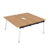 Arredo 10БДНВ.268 (Romano/Белый) Стол системы БЕНЧ, сдвоенный, на 2 рабочих места - начальный