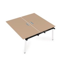 Arredo 10БДС.289 (Mokko/Белый) Стол системы Бенч, сдвоенный, на 2 рабочих места - средний