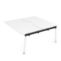 Arredo 10БДСВ.289 (Белый премиум/Белый) Стол системы БЕНЧ, сдвоенный, на 2 рабочих места - средний