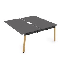 Arredo 10БДСВ.285 (Graphit/Iron wood) Стол системы БЕНЧ, сдвоенный, на 2 рабочих места - средний