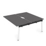 Arredo 10БДСВ.285 (Graphit/Белый) Стол системы БЕНЧ, сдвоенный, на 2 рабочих места - средний