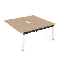Arredo 10БДСВ.289 (Mokko/Белый) Стол системы БЕНЧ, сдвоенный, на 2 рабочих места - средний
