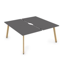 Arredo 10БДВ.264 (Graphit/Iron wood) Стол системы БЕНЧ, сдвоенный, на 2 рабочих места