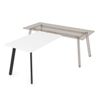 Arredo 10БП.127 (Белый премиум/Черный) Брифинг-приставка