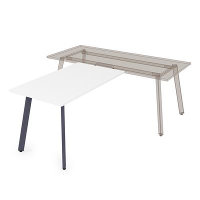 Arredo 10БП.107 (Белый премиум/Графит) Брифинг-приставка