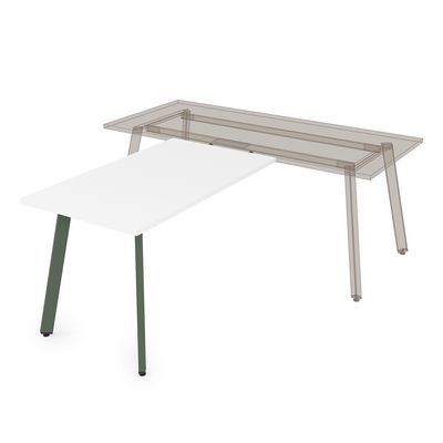 Arredo 10БП.128 (Белый премиум/Klever) Брифинг-приставка