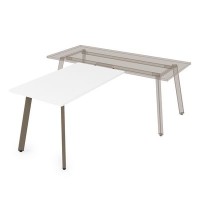 Arredo 10БП.127 (Белый премиум/Tabaco) Брифинг-приставка