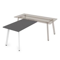 Arredo 10БП.128 (Graphit/Белый) Брифинг-приставка