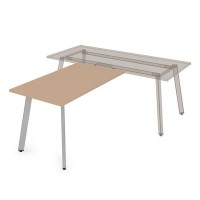 Arredo 10БП.127 (Mokko/Алюминий матовый) Брифинг-приставка