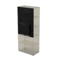 Arredo 10ФКс.001 (Черный глянец стекло) Комплект фасадов стеклянных